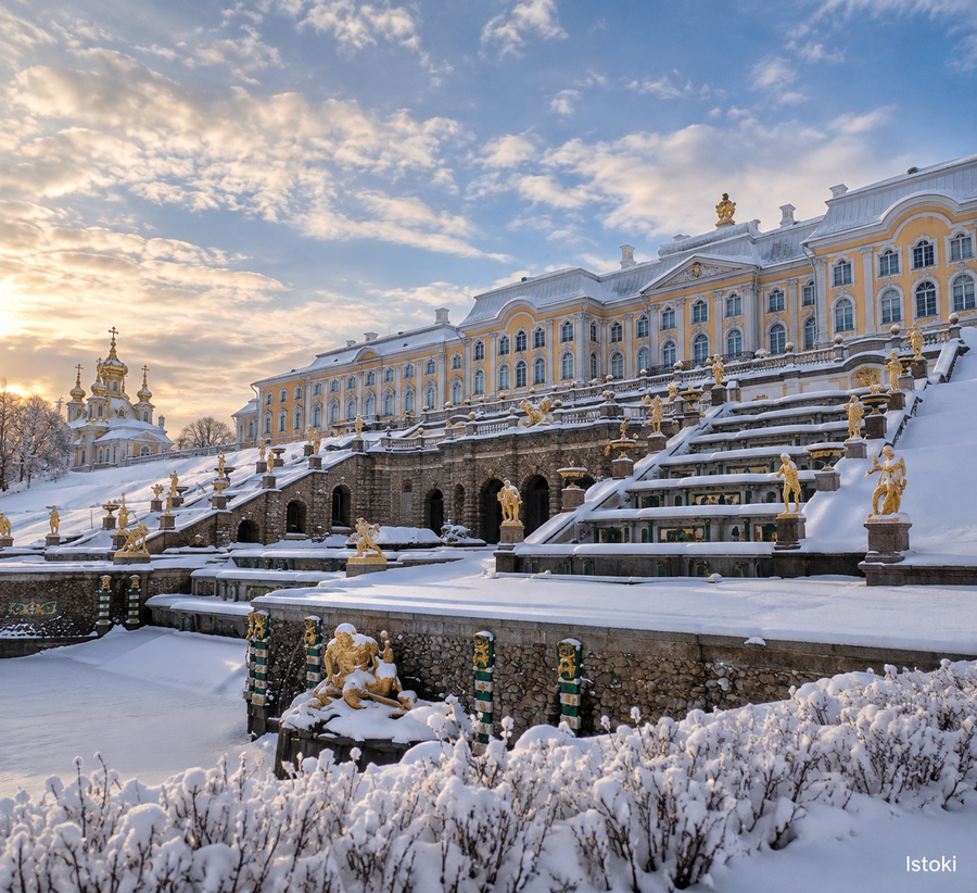 Снежный шар: Петербург и Выборг